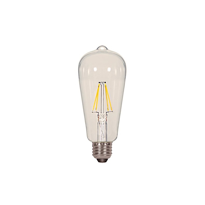 Satco S9581 Medium Bulb in Light Finish, 5.50 inches, 1