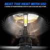 AUIMSOCO For Jeep Gladiator 2020-2023 4X White LED Headlights Hi/Lo
