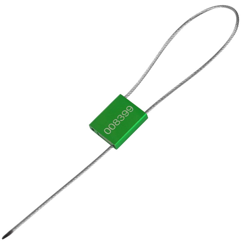 Pull Tight Security Cable Seals Alumium Alloy Shipping Container Tags