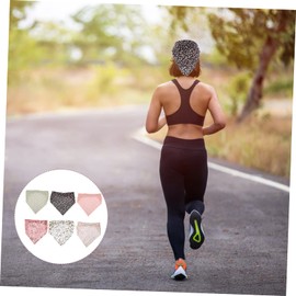 Beavorty 6pcs Triangular Headband Bandanas Hairpin Headband Black Headband Chiffon Hijab Wired Headband Hair Scarf Women Black Elastic Hair Bands Hair Bands for Women Bandeau Hair Ties Silk