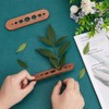 PH PandaHall 2pcs Wooden Herb Scraper with 8 Hole, Oval