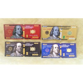 $100.00  Color Banknotes Money No Paper USA  Pres. Trump 2024 Political History