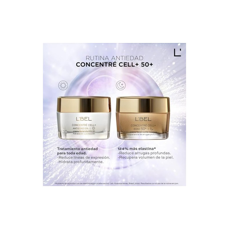 Bel Concentré Cell Día Crema Rostro Facial Antiedad Hidrata Protege