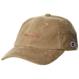 Champion 381-4020 Corduroy Cap, 22.4 - 23.2 inches (57 - 59 cm), Adjustable Size, camel, Free Size