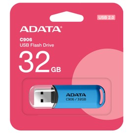 PSA COMPUTO Y PAPELERIA KIT10 DE MEMORIAS USB (AC906-32G-RWB) es la Nueva Unidad Flash USB ADATA de la Familia de la Serie Clásica con Bordes Redondeados y un Acabado con Brillo