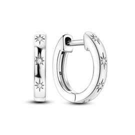 TINSLO Huggie Earrings 925 Sterling Silver Hypoallergenic Hoop Earrings Anniversary as a Gift for Women E2