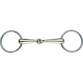 SPRENGER Wassertrensen Gebiss 18 mm (Sensogan) mit Edelstahl Ringen, 14.5 cm, 18 mm