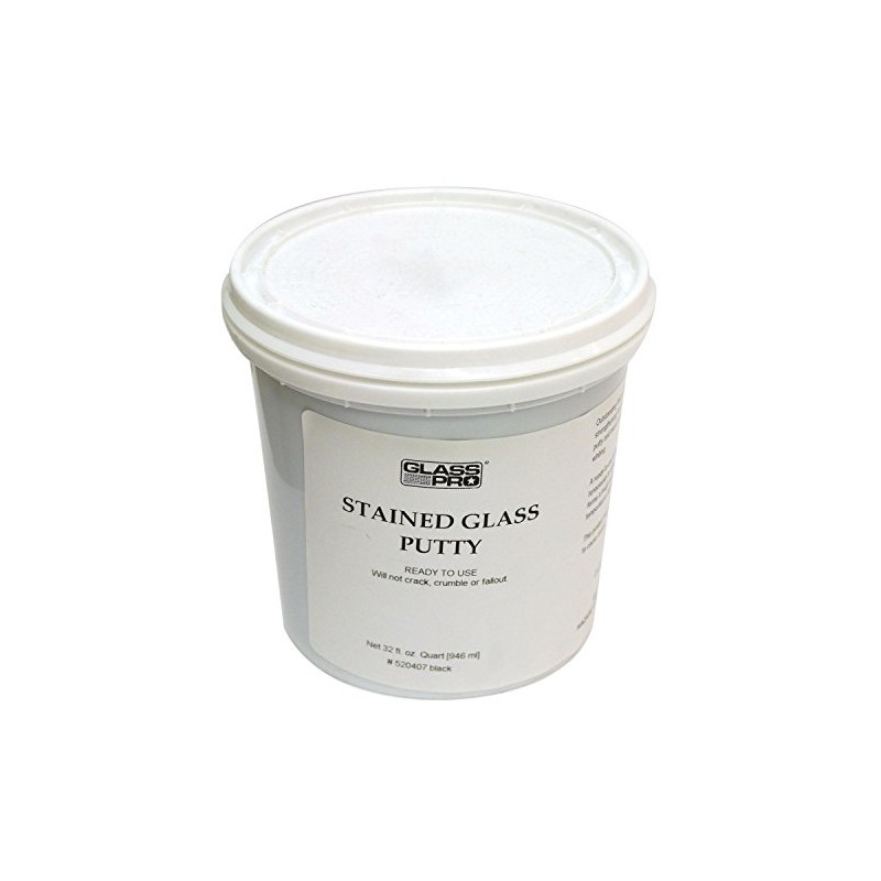 Glass Pro Stained Putty 1 Quart