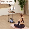Floor Kindle Phone Tablet Stand with End Table for Overhead