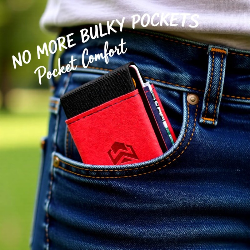 VBAX Elastic Wallet for Men & Women – Slim Minimalist