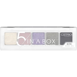 Catrice 5 In A Box Mini Eyeshadow Palette, No. 080 Diamond Lavender Look, Multicoloured, 5 Shades of Purple, with Oils, Intense, Matte, Metallic, Shimmering, Vegan, Nanoparticle Free (4g)