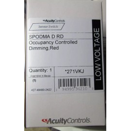 Acuity Controls SPODMA D RD Occupancy Controlled Dimming Red 271VKJ New!!!