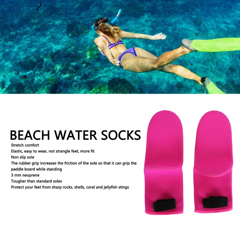 3mm Diving Socks Anti Slip Wear Resistant Comfortable Thermal Beach