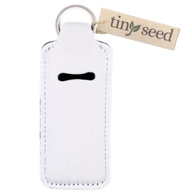 TINY SEED Neoprene Lip Balm Holder Keychain - color may vary