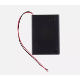 AA Power Battery Storage Case Box Holder Leads 3 Slots AA Battery Holder Box 4.5V