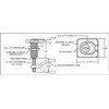 LL950 Lock Latch with Extender Cam