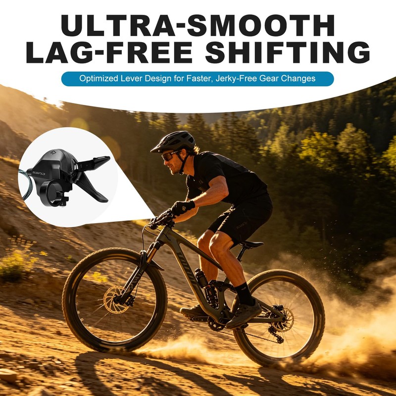 VERKSTAD Bike Shifter SL-U4000 9 Speed Right Thumb Gear Shifter