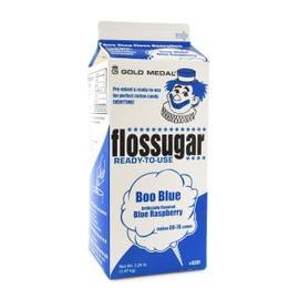 Cotton Candy Floss Sugar- Blue Raspberry, Pink Vanilla, Strawberry-1/2 Gallon-Three Pack