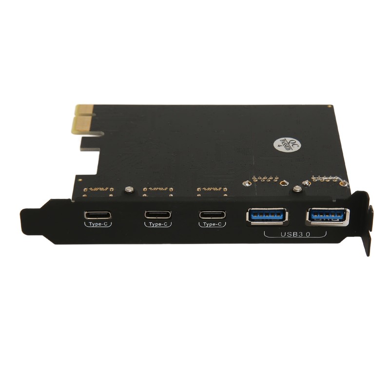 UP5300 5 Ports USB 3.1 PCIe Expansion Card 5Gbps Fast
