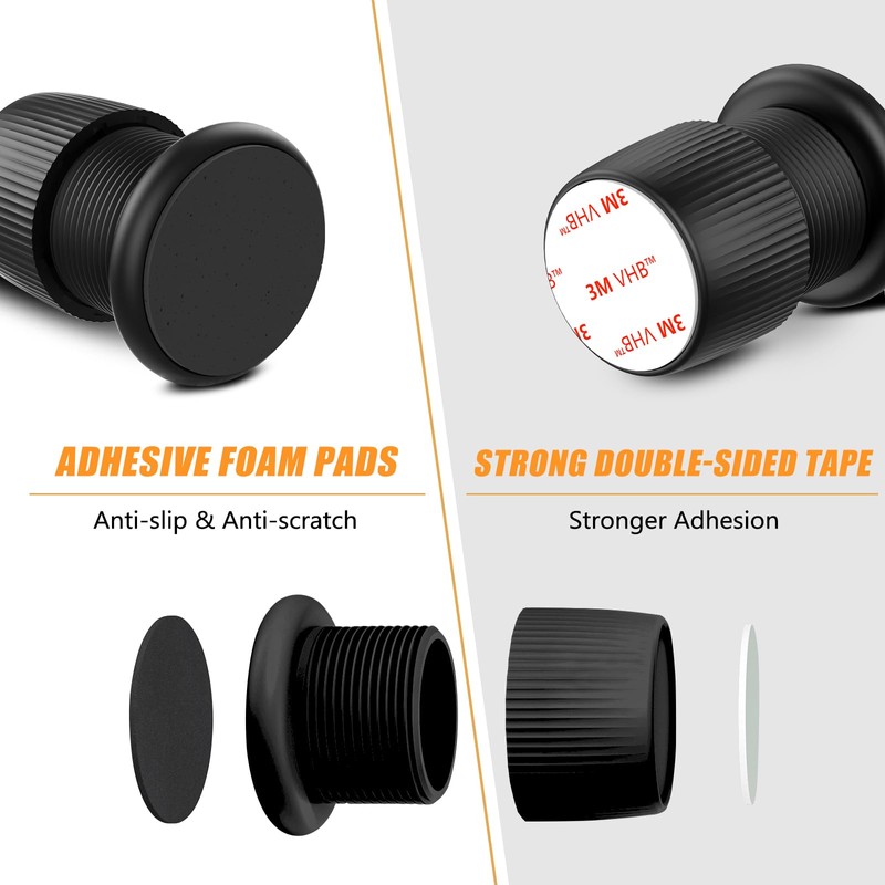 Adjustable Furniture Bed Risers, xuenair 1.6-2.6 inch Bed Risers Black,