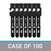 SSWBasics Black Plastic Belt Hangers - Pack of 100