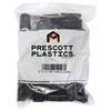 Prescott Plastics 1" x 1 1/2” Ribbed Plastic Hole Caps,