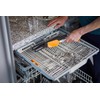 Fiskars Teigschaber mit Silikonkopf, Länge: 27,5 cm, Kunststoff/Silikon, Orange/Weiß, Functional