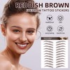 Aresvns 4D Eyebrow Tattoos Brown 66 Pairs! Waterproof Imitation fake