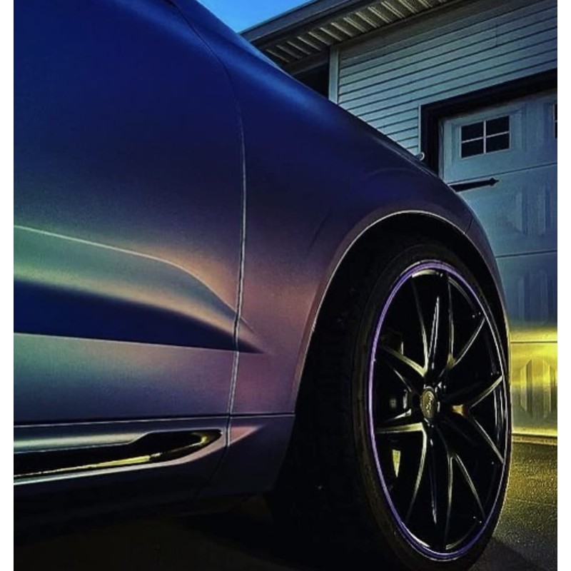 RimSavers RS-1 Alloy Wheel Protector Black Universal Fit - Up