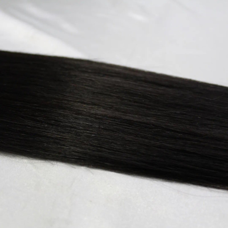 Cortina Pelo Extensiones Cabello 100% Natural Humano Remy 22