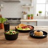 24Pcs Kitchen Plastic Wheat Straw Dinnerware Set,Dinnerware Sets for 6,Microwave
