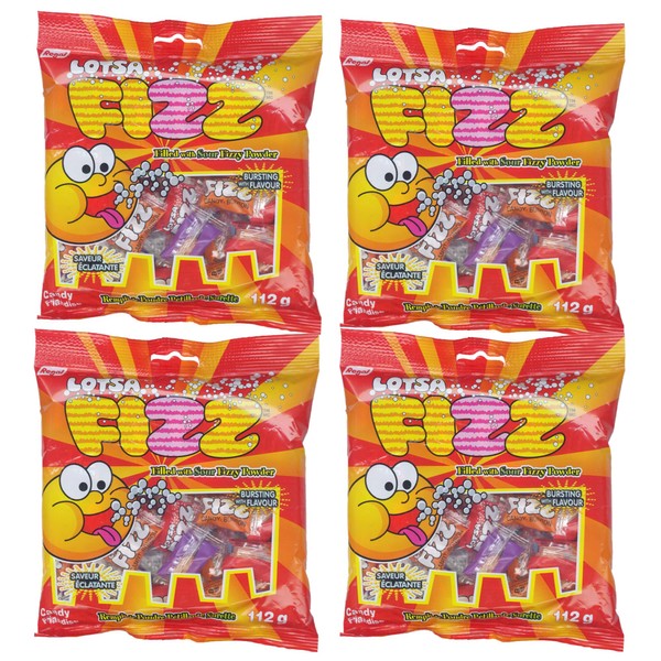 Generic Lotsa fizz candy 112g 4 pack - premium