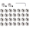 RUIAN Plane Landing Gear Wheel Stop 0.12"/3.1mm Wheel Collar for