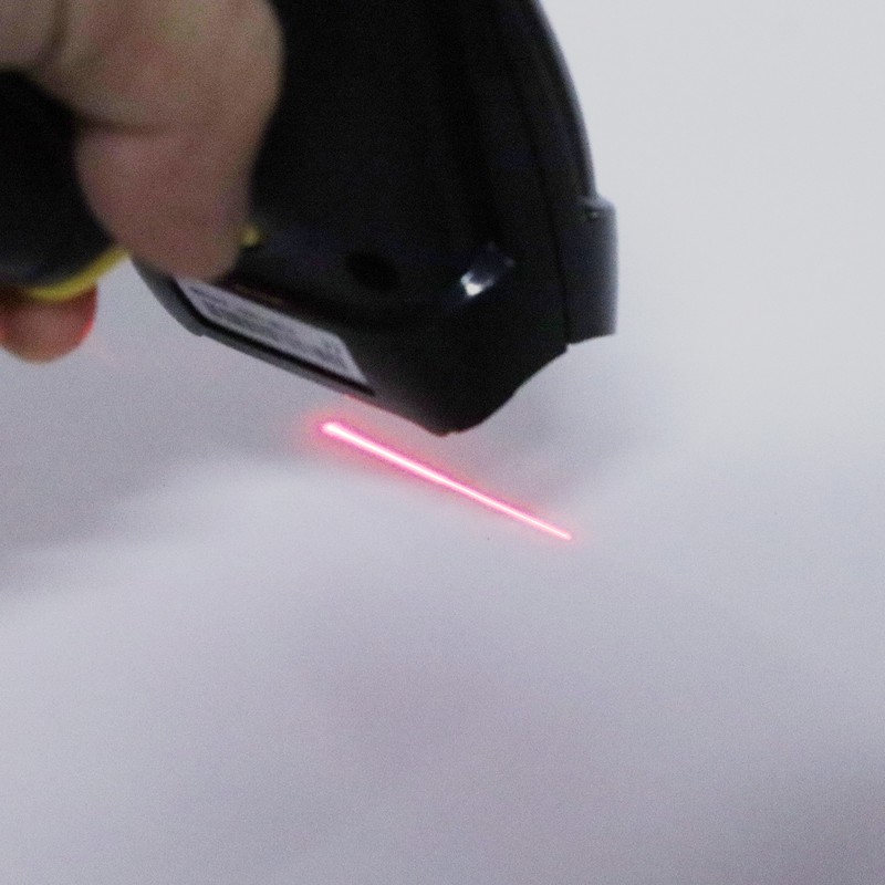Barcode Scanner Wired Lasers Fast Stable Sensitive Accurate Ergonomic Handheld