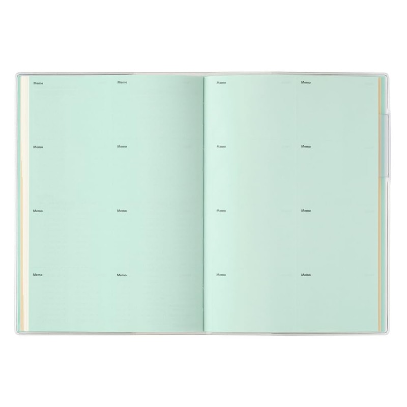 Noritsu NOLTY Notebook, 2026 B6, Monthly Blue, 2634 (Begins November
