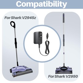 Vacuum Cord Fits for Shark V2945Z XA2950 V2950 YLS0041T110025 YLS0041-T110025 Charger for Shark Vacuum Replacement Power Cord