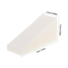 TOVINANNA 40Pcs Triangle Cosmetic Sponges Reusable Makeup Wedges for Foundation Blush Eye Shadow Application Mini Nail Art Tools for Precise Coverage and