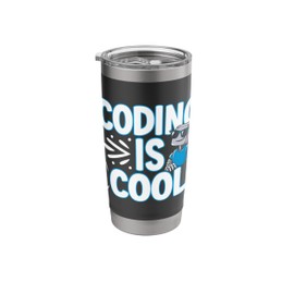 Coding for Kids Fun Programming and Robotics Designs Stainless Steel Insulated Tumbler