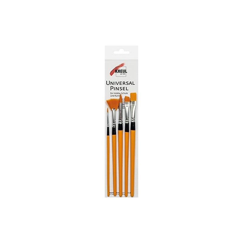 Hobby Line 723033 Synthetic Brush Set Creative Mixed