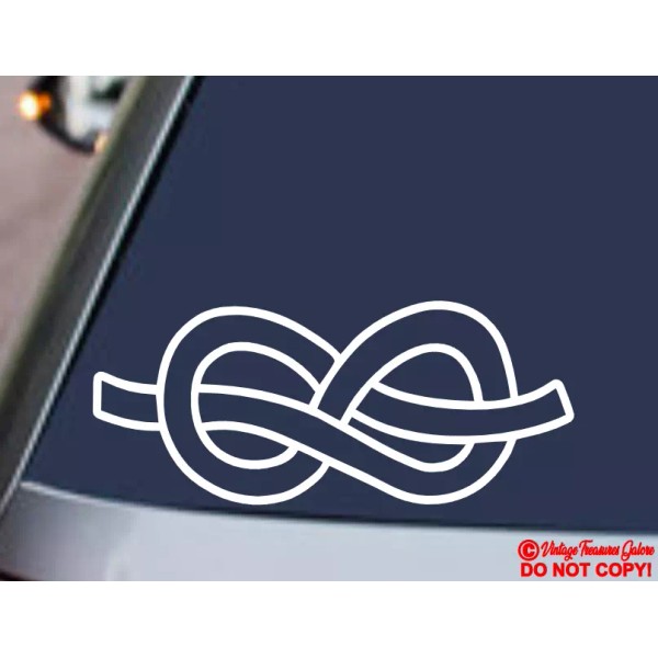 Oracal CELTIC SAILOR'S KNOT Vinyl Decal Car Window Bumper Sticker