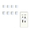 8Pcs Sevomie Dimmer Switch Knob Replacement Set of Two Split