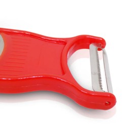 3 in 1 Multi-Purpose Vegetable Peeler/Slicer/Grater - Stainless Steel Tool for Kitchen - Ideal for Carrots, Cheese, Ginger, Potato, Garlic - Easy Peeling, Slicing and Grating Multicolour
