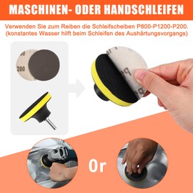 Car Headlight Restoration Kit - Headlamp Restore & Repair Set with Polishing Pad Rubbing Compound Sealing Liquid Masking Tape, Light Lenses Refurbish Tool for Cars Motorcycles Yellow Faded Headlights