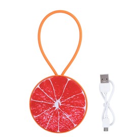 Small Portable Bluetooth Outdoor Fruit shaped Speaker USB Music Player 3D Stereo Honey Pomelo