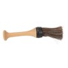 Wooden Neck Duster Brush Broken Hair Cleaning Sweep Hairdresser Neck