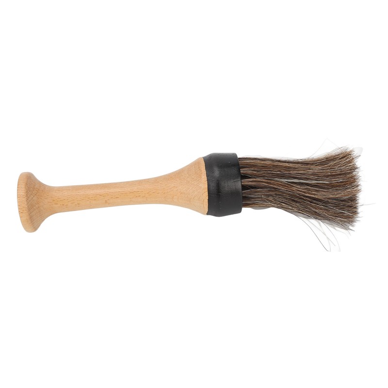 Wooden Neck Duster Brush Broken Hair Cleaning Sweep Hairdresser Neck
