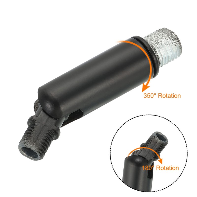 PATIKIL Sloped Ceiling Light Adapter, 4 Pack 180/350 Degree M10