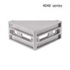 sourcing map Corner Bracket Gusset, 80mm x 80mm for 4040
