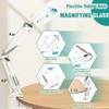 IVMAIE 10X Rectangle Magnifying Glass with Light, 5 Color Modes