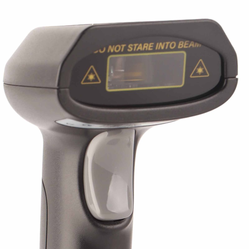 Wireless Barcode Scanner 2.4GHz OLED Display Voice Prompt 20000 Data